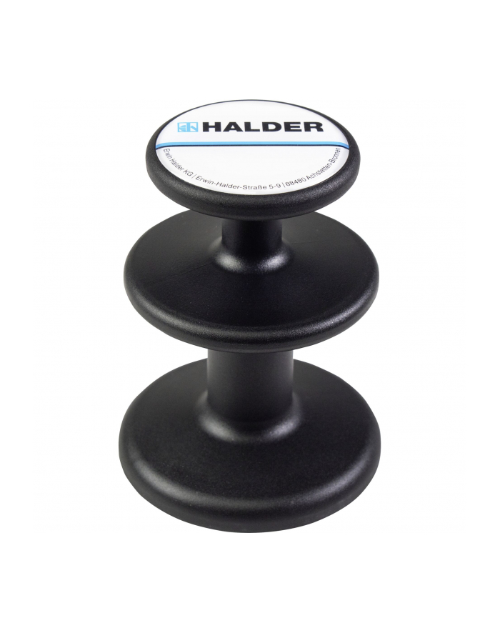1x10 Halder uchwyt magnetyczny czarny główny