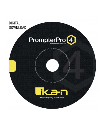 Ikan PrompterPro 4 Software for PC 'amp; Mac