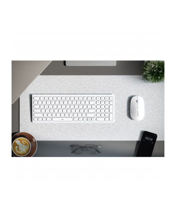 Alogic Echelon Compact USB-C BT Keyboard German + Mouse White