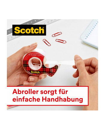 3m Scotch Crystal Abroller 6-1975D 19mm x 7,5m transparent