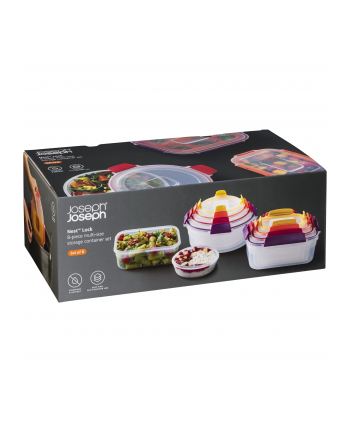 Joseph Joseph Nest Lock 8-tlg. Frischhaltedosen- Set Rund und E