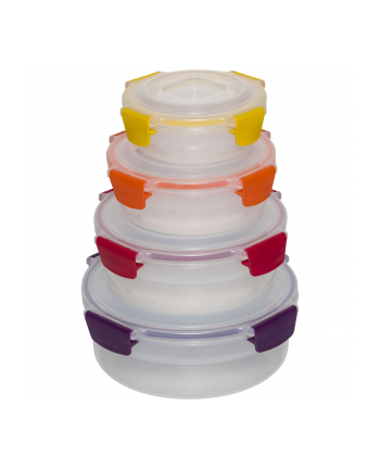 Joseph Joseph Nest Lock 4-tlg. Frischhaltedosen-Set Rund Mehrfa
