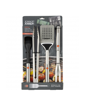 Joseph Joseph GrillOut res 4-er Grillbesteck-Set Auszie