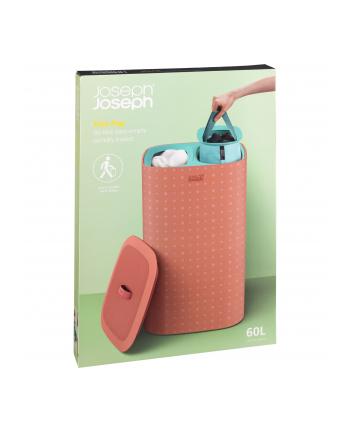 Joseph Joseph Tota Trio 60L Wäschetrennkorb koralle