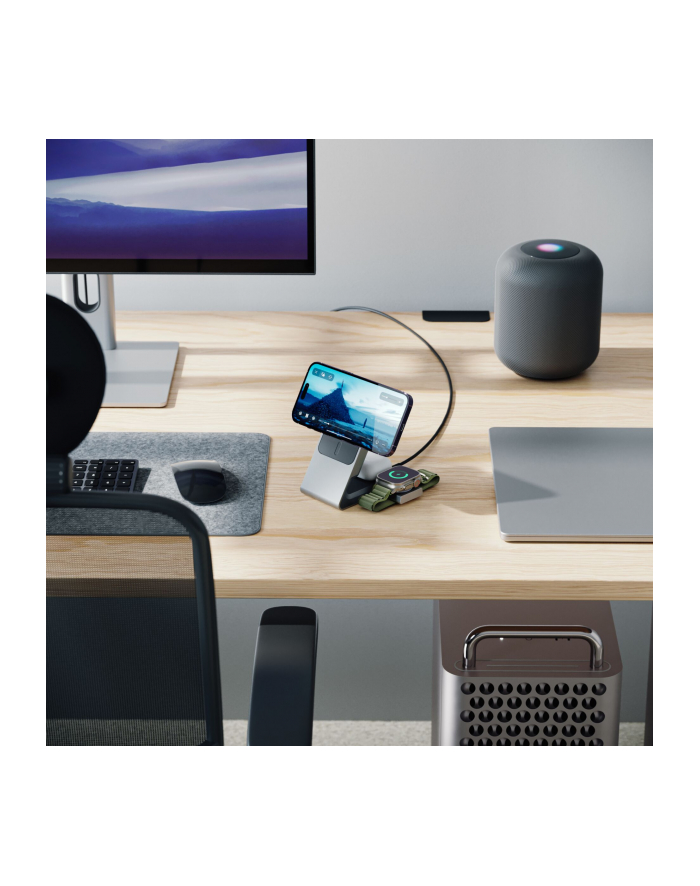 Alogic Matrix+ 3-in-1 Magnetic Charger+Power Bank+AW Puk BIAŁY główny