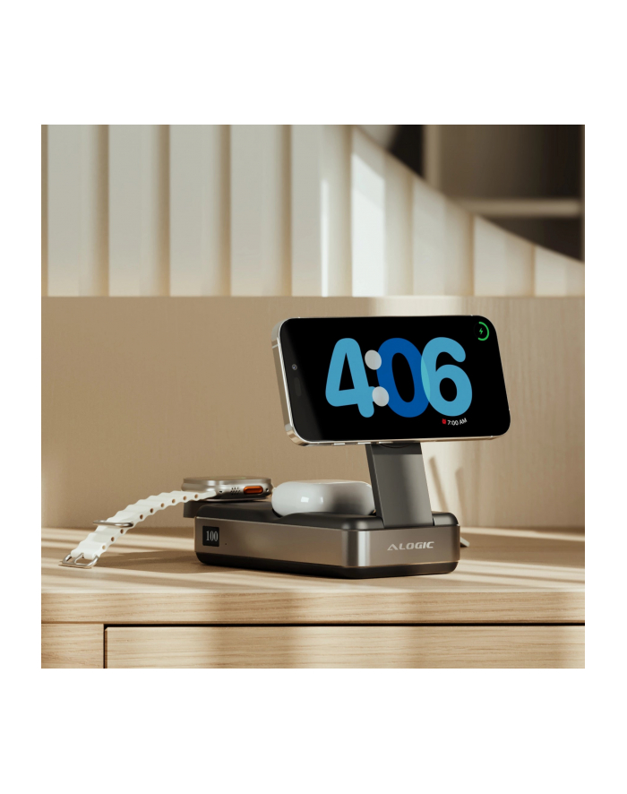 Alogic Roam 6-in-1 Powerbank 21.000 mAh with Qi2 + 100W USB-C główny