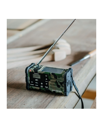 Sangean MMR-88 DAB+ camouflage Notfall/Kurbel/Solar Radio