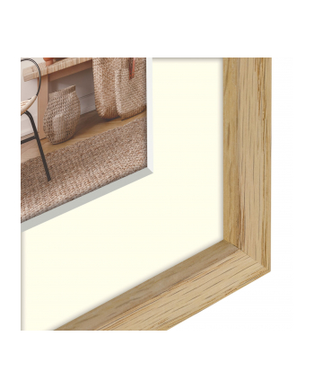 ZEP Malmo natural    20x20/30x30 Holz mit Passepartout     V4530N