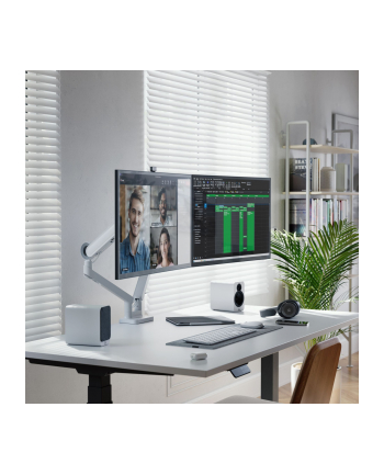 Alogic Glide Flexible Dual Arm Monitor Mount 17-35 White