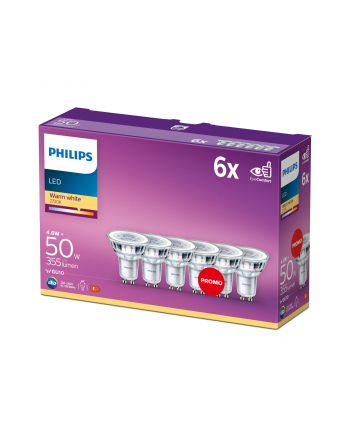 Philips LED-Classic GU10 36D 6er Set 4,6W 2700K