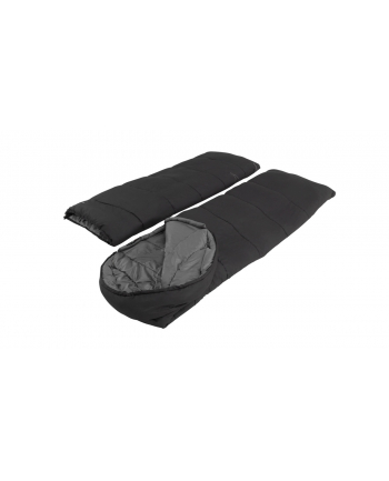 Easy Camp Śpiwór Dwuosobowy Raven Square Double 5C 195Cm Czarny