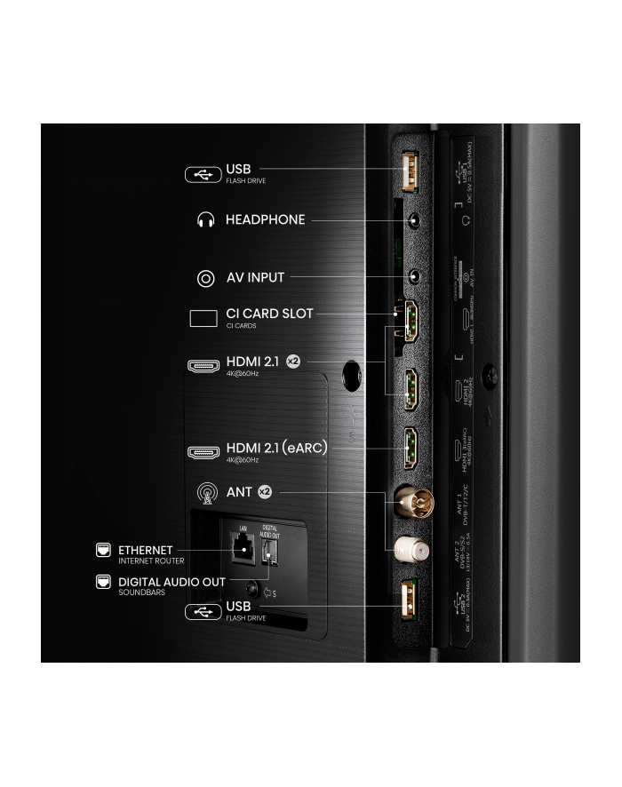 Telewizor QLED Hisense 43A7NQ 43 cale 4K UHD główny