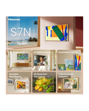 Telewizor QLED Hisense 55S7NQ 55 cali 4K UHD