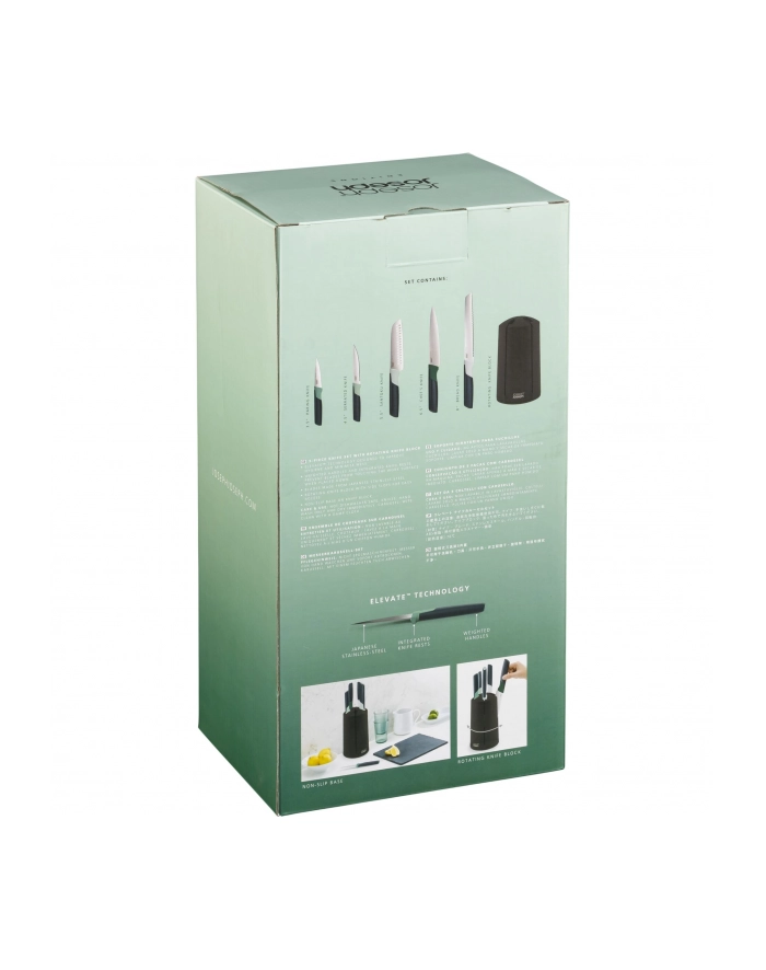 Joseph Joseph Elevate 5-teiliges Messer-Set mit Drehständer główny