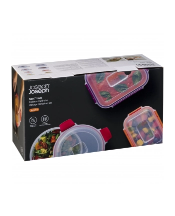 Joseph Joseph Nest Lock 8-tlg. Frischhaltedosen- Set Rund und E