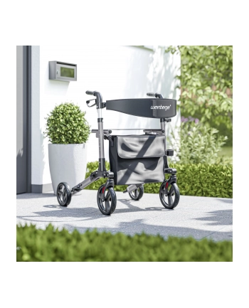 Weinberger Aluminium-Rollator 3-fach faltbar
