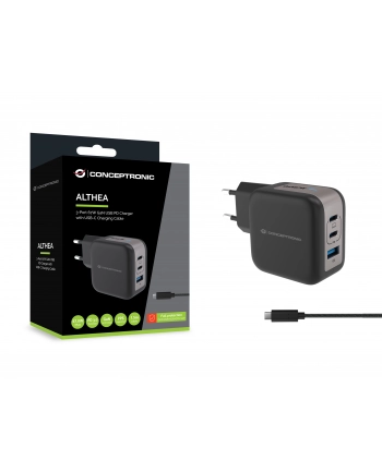 Conceptronic ALTHEA17B 3-Port 67W GaN USB PD Charger