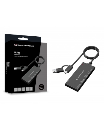 Conceptronic BIAN10B 7-in-1 Card Reader USB 3.0