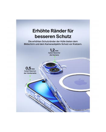 Belkin ScreenForce magn.Schutzh. iPhone 16 transparent MSA025hqCL