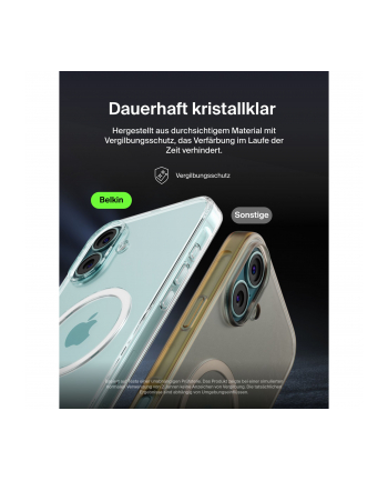 Belkin ScreenForce magn.Schutzh. iPhone 16 Plus transp.MSA026hqCL