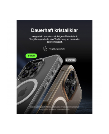 Belkin ScreenForce magn.Schutzh. iPhone 16 Pro. transp.MSA027hqCL
