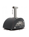Alfa Forni Moderno 2 Pizze Hybrid-Pizzaofen Ardesia Grey - nr 3