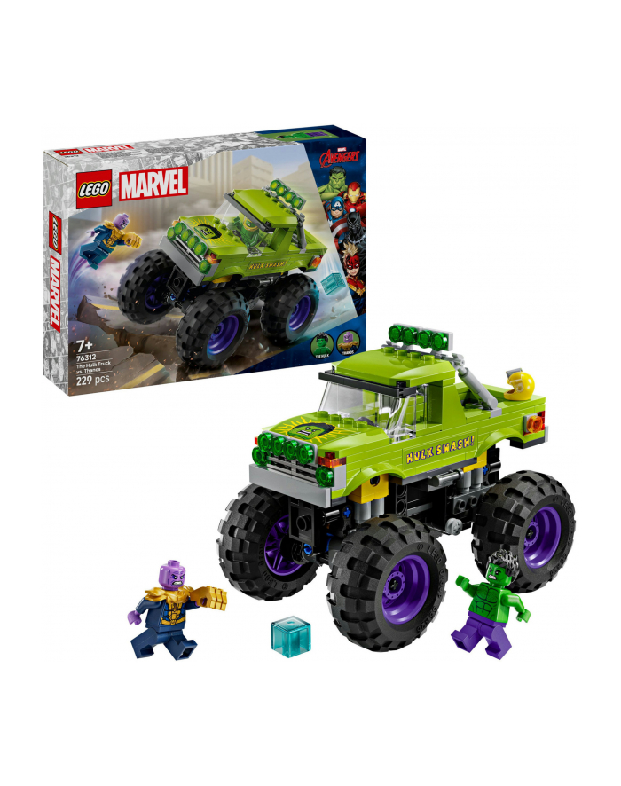 LEGO Marvel Super Heroes 76312 Monster truck Hulka kontra Thanos główny