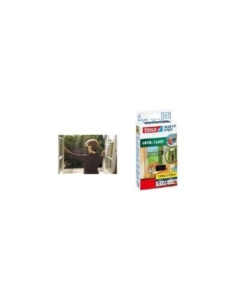 Tesa Fliegengitter open/close 1,3x1,5m czarny Klettband