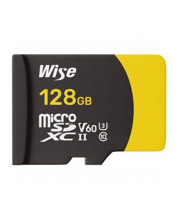 Wise microSDXC UHS-II V60  128GB R:290MBs / W:100MBs  WI-MSD-S128