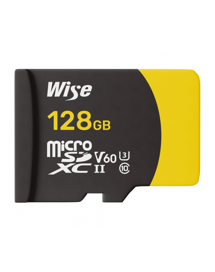 Wise microSDXC UHS-II V60  128GB R:290MBs / W:100MBs  WI-MSD-S128 główny