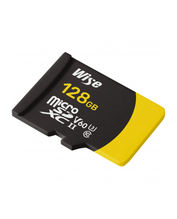 Wise microSDXC UHS-II V60  128GB R:290MBs / W:100MBs  WI-MSD-S128