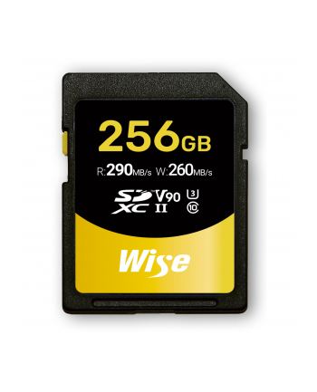 Wise SDXC UHS-II V90       256GB R:290MBs / W:260MBs   WI-SD-N256