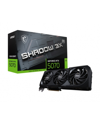 msi Karta graficzna GeForce RTX 5070 12G SHADOW 3X OC GDDR7 192bit HDMI/DP