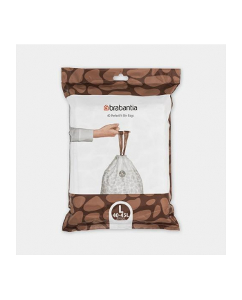 Brabantia PerfectFit Müllbeutel FlatBack+ StepUp, Codierung L