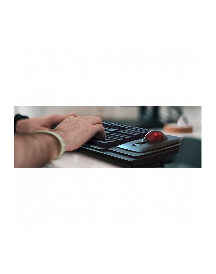 KeySonic KSK-8202ELU-T Full-Size Tastatur mit Trackball główny