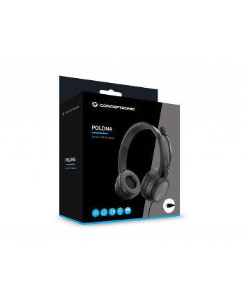 Conceptronic POLONA05B Stereo USB Headset