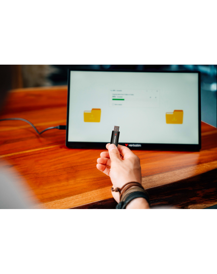 Verbatim V200 Metal USB3.2 128GB Aluminium,  r/w 80/200MBs  30212 główny