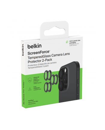 1x2 Belkin Kameralinsenschutz TempGlass iPhone 16Pro/16ProMax