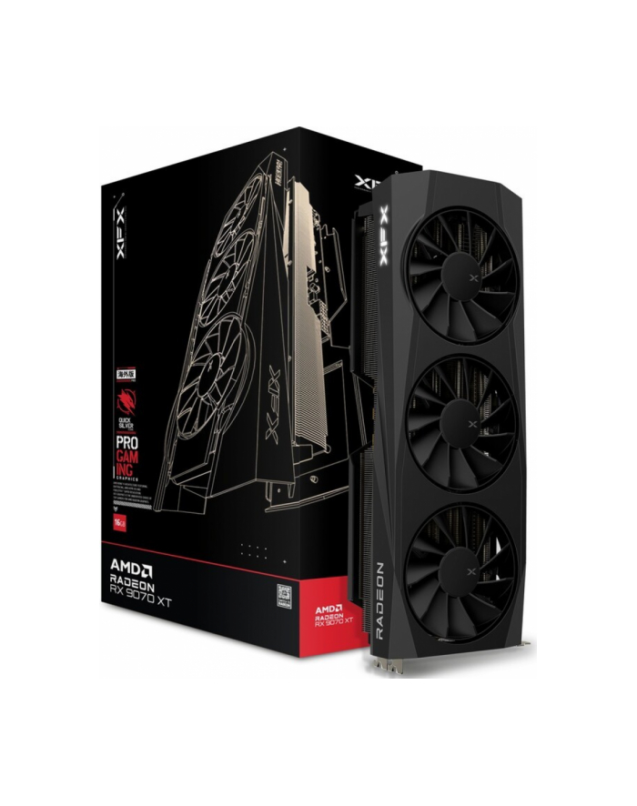 Karta graficzna XFX Radeon RX 9070 XT Quicksilver 16GB GDDR6 (GRATIPXFX299) główny