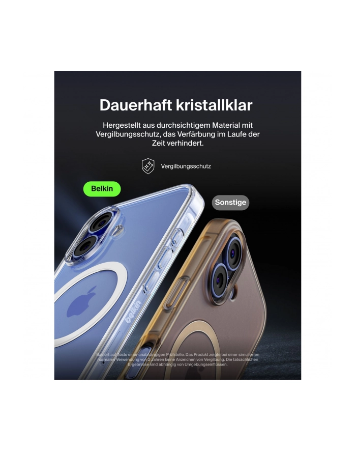 Belkin ScreenForce magn.Schutzh. iPhone 16 transparent MSA025hqCL główny