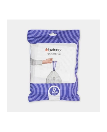 Brabantia PerfectFit Müllbeutel Codierung D (15-20 Liter)