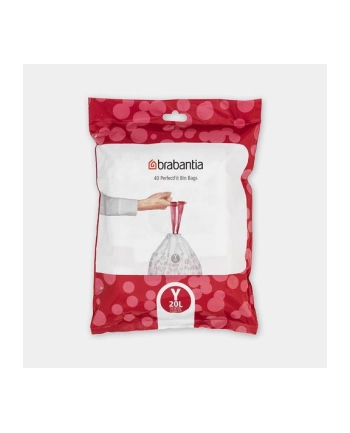 Brabantia PerfectFit Müllbeutel NewIcon, Codierung Y (20 Liter)