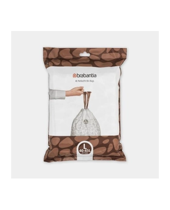 Brabantia PerfectFit Müllbeutel FlatBack+ StepUp, Codierung L