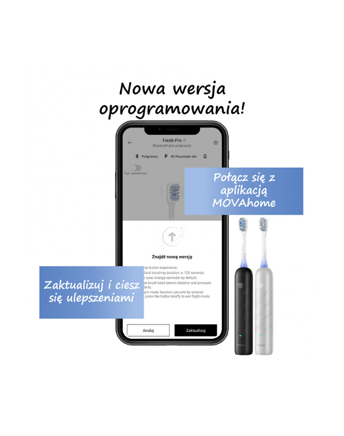 Szczoteczka soniczna Mova by Dreame Fresh Pro Black (czarny) główny