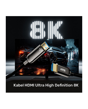 unitek Kabel optyczny HDMI 2.1 AOC 8K 120Hz 5m, C11085GY03-5M