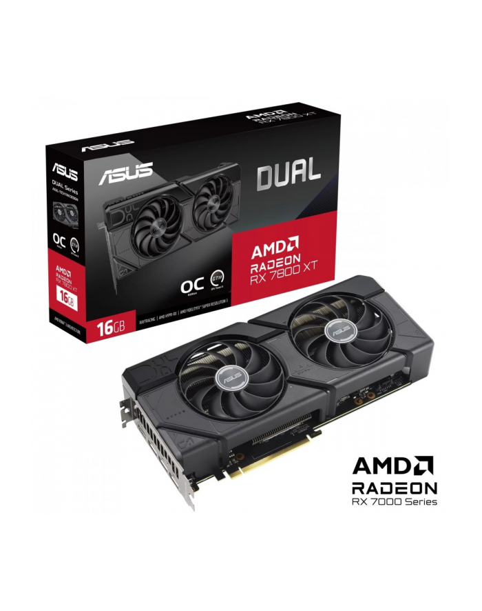 asus Karta graficzna Dual Radeon RX 7800 XT OC Edition 16GB GDDR6DUAL-RX7800XT-O16G główny