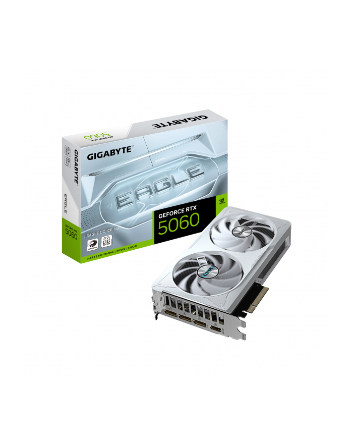 gigabyte Karta graficzna GeForce RTX 5060 EAGLE OC ICE 8G GDDR7 3DP/HDMI główny