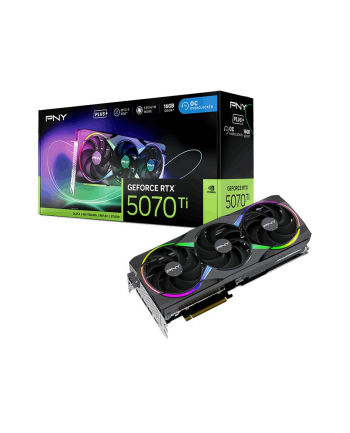 pny Karta graficzna GeForce RTX5070Ti+ 16GB ARGB VCG5071T16TFXXPB1-O