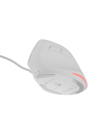 natec Mysz wertykalna CRAKE 2 PRO 128000DPI optyczna biała