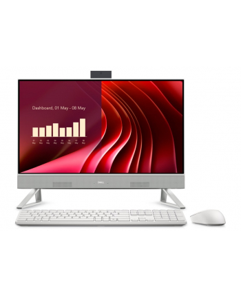 Komputer Dell 24 All-in-One EC24250 Win11Pro 7-150U/16GB/1TB/23.8 FHD/Intel Graphics/Cam/WLAN + BT/Backlit Kb/ 3Y ProSupport